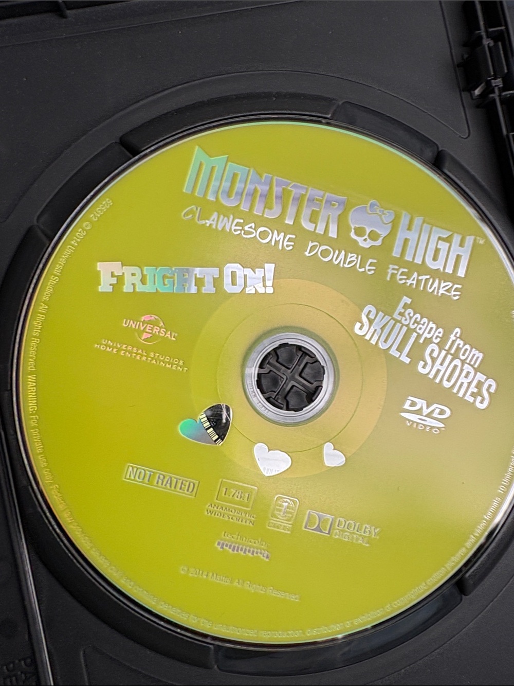 Monster high clawesome double feature DVD & freight’s camera, action DVD - Picture 6 of 6
